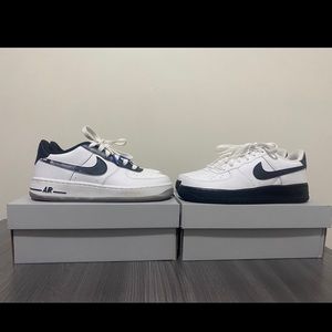 Size 5Y- 2 Pairs of Air Force 1s